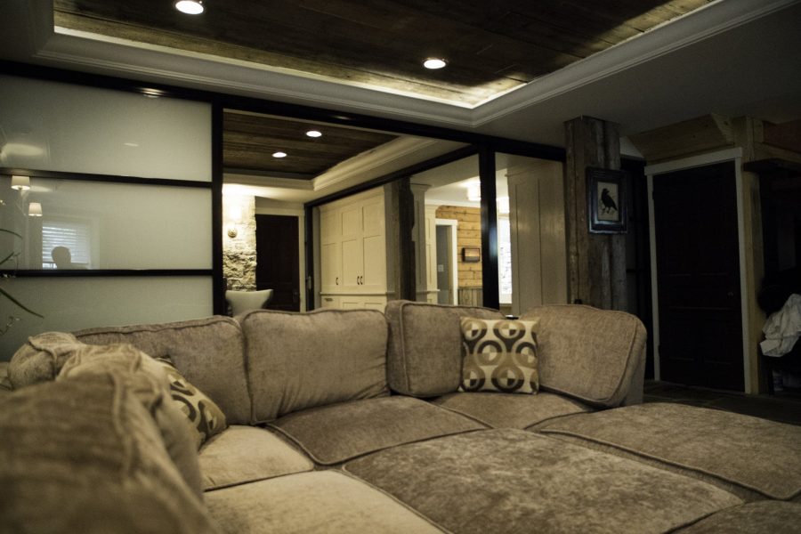 Nine Piece Square Couch